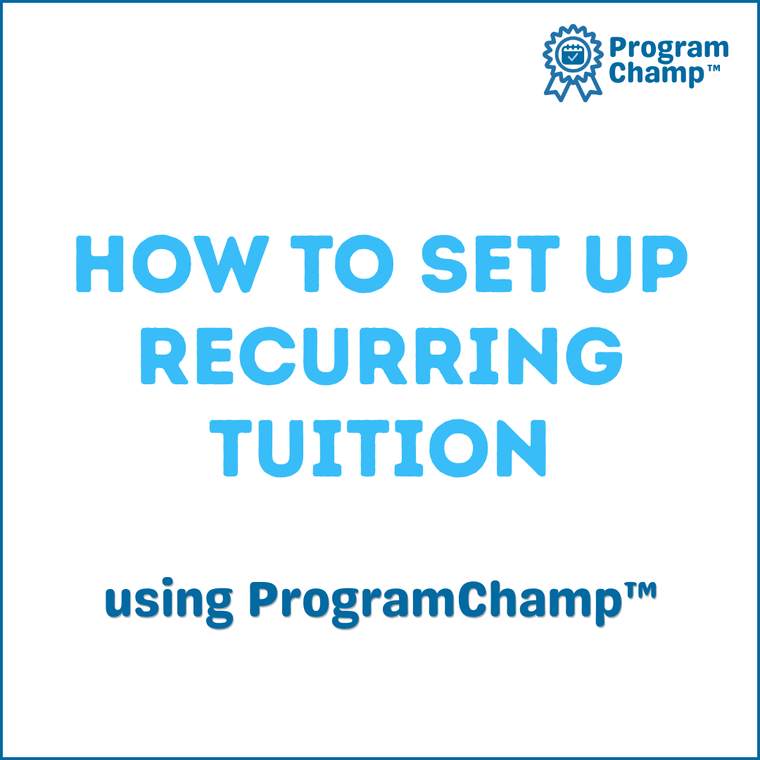 How to set up a gymnastics session with monthly recurring tuition demo video cover image